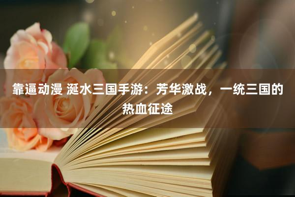 靠逼动漫 涎水三国手游：芳华激战，一统三国的热血征途