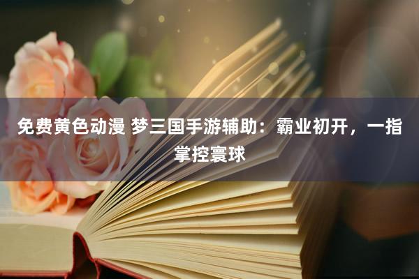 免费黄色动漫 梦三国手游辅助：霸业初开，一指掌控寰球