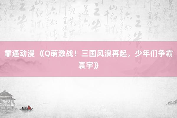 靠逼动漫 《Q萌激战！三国风浪再起，少年们争霸寰宇》