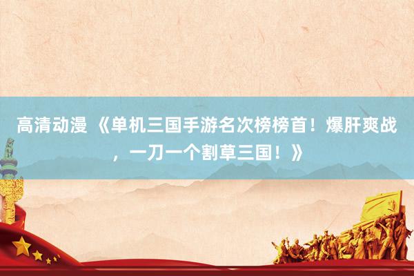 高清动漫 《单机三国手游名次榜榜首！爆肝爽战，一刀一个割草三国！》